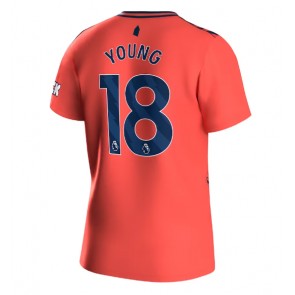 Everton Ashley Young #18 Udebanetrøje 2023-24 Kort ærmer